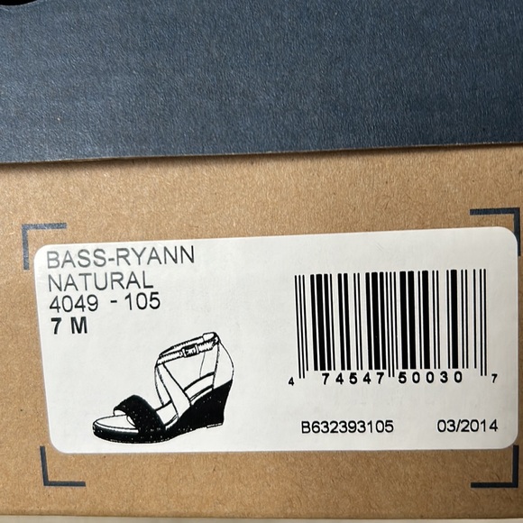 Vtg GHBass&Co-Ryann Natural Womens Shoes - Picture 11 of 12